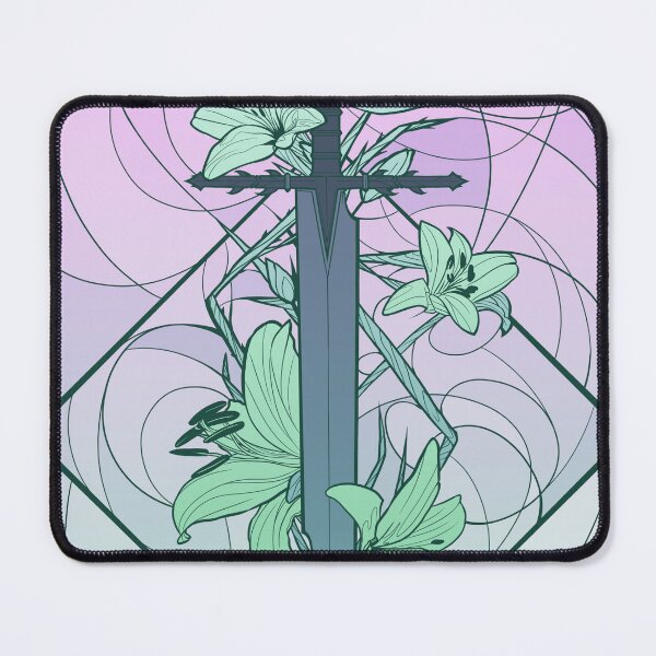 Item preview, Lilies for the Kings of Men Stained Glass designed and sold by Icewreath.