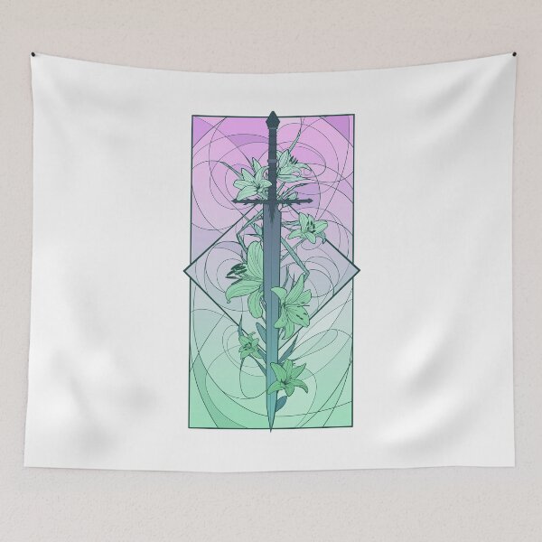 Item preview, Lilies for the Kings of Men Stained Glass designed and sold by Icewreath.