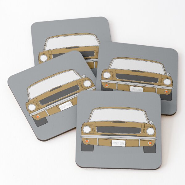 Item preview, Ford Mustang Shelby GT350 1964-1966 anniversary gold color designed and sold by EdimDesign.