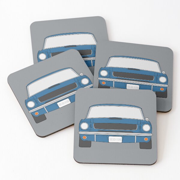 Item preview, Ford Mustang Shelby GT350 1964-1966 sapphire blue color designed and sold by EdimDesign.