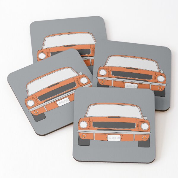 Item preview, Ford Mustang Shelby GT350 1964-1966 orange emberglo color designed and sold by EdimDesign.
