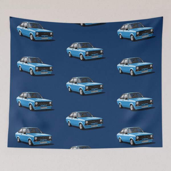 Item preview, Ford Escort Mk 2 in olympic blue designed and sold by candc-retro.