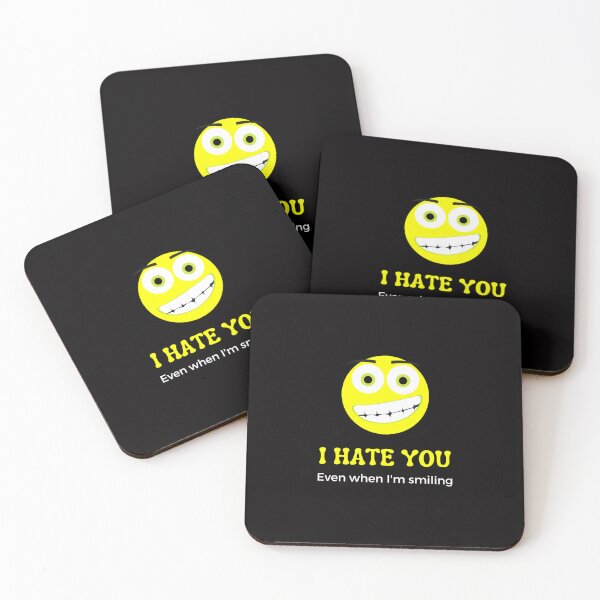 Item preview, I hate you emoji designed and sold by bhsysfshop.