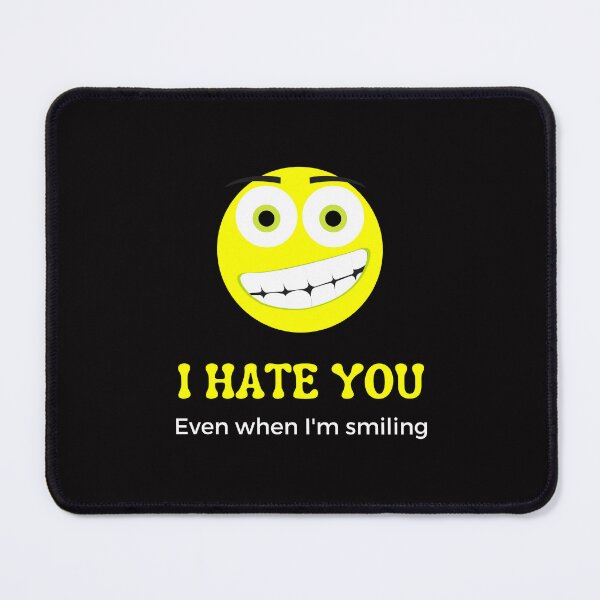 Item preview, I hate you emoji designed and sold by bhsysfshop.