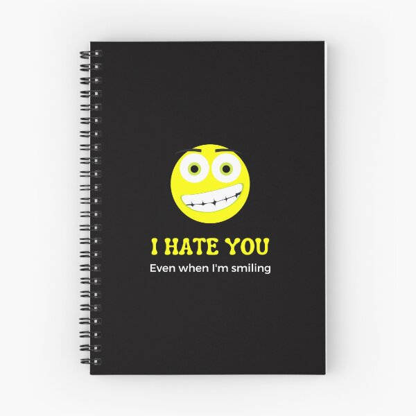 Item preview, I hate you emoji designed and sold by bhsysfshop.