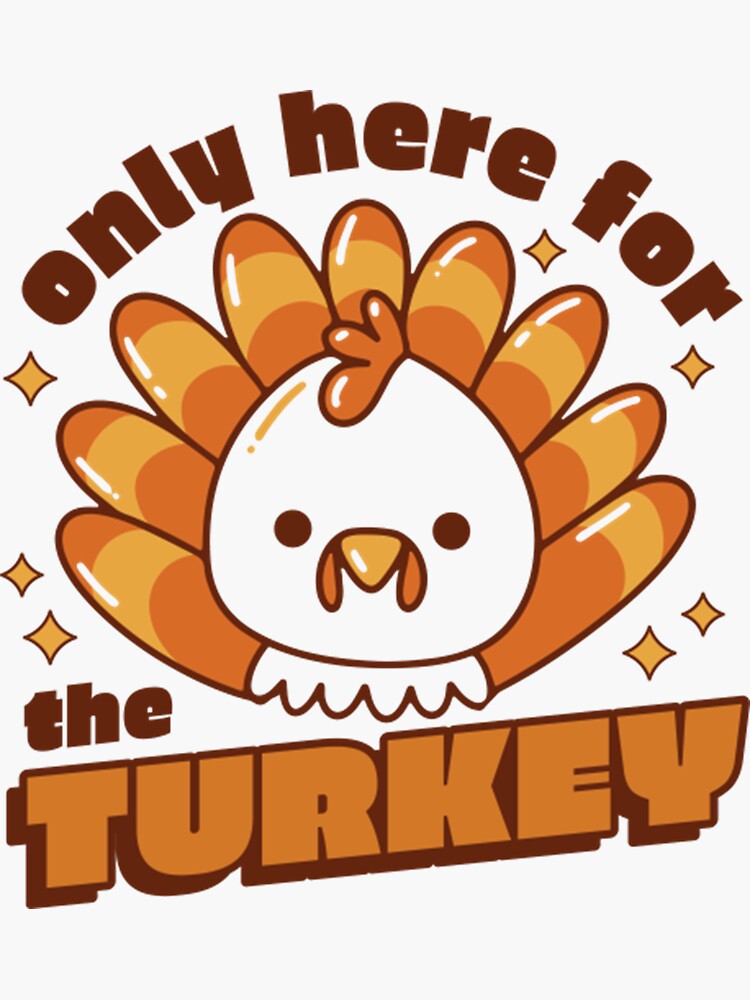 "Turkey Animal Cartoon" Sticker for Sale by RosettaGibaldi Redbubble