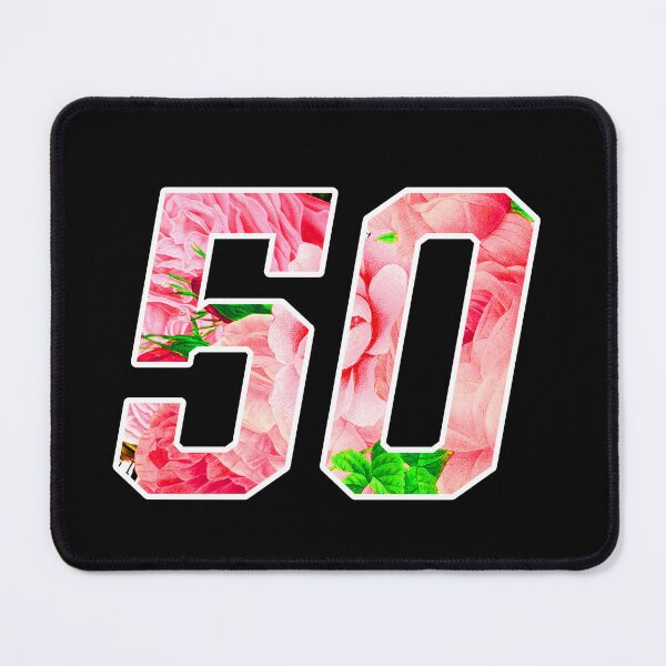 Item preview, Floral Print Number 50 designed and sold by NumbersFort.