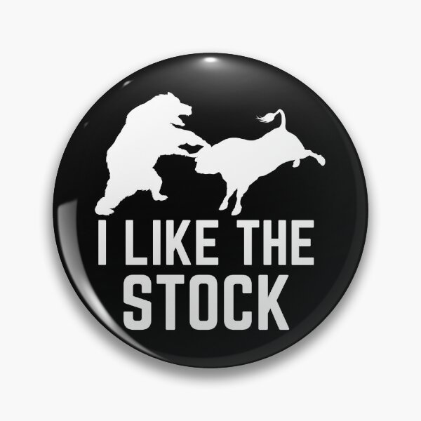 Item preview, I Like The Stock - Bear & Bull Fighting Funny designed and sold by Dip-Art.