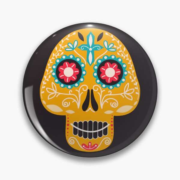 Item preview, Dia de los muertes skull. Mexican Day of the Dead.  designed and sold by CoCoArt-Ua.