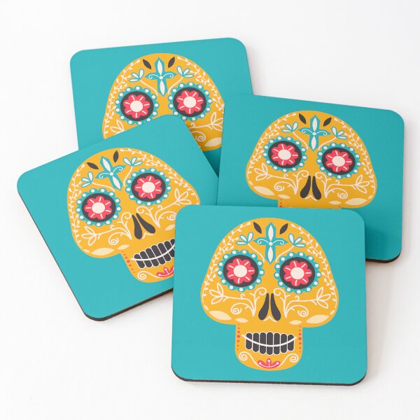 Item preview, Dia de los muertes skull. Mexican Day of the Dead.  designed and sold by CoCoArt-Ua.