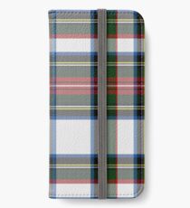 Clan Stewart Kleid Tartan Karo Muster iPhone Flip-Case/Hülle/Klebefolie