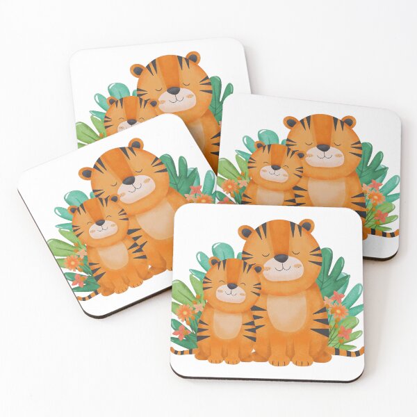 Item preview, Cute tigers, mom and son designed and sold by zeljana0504.