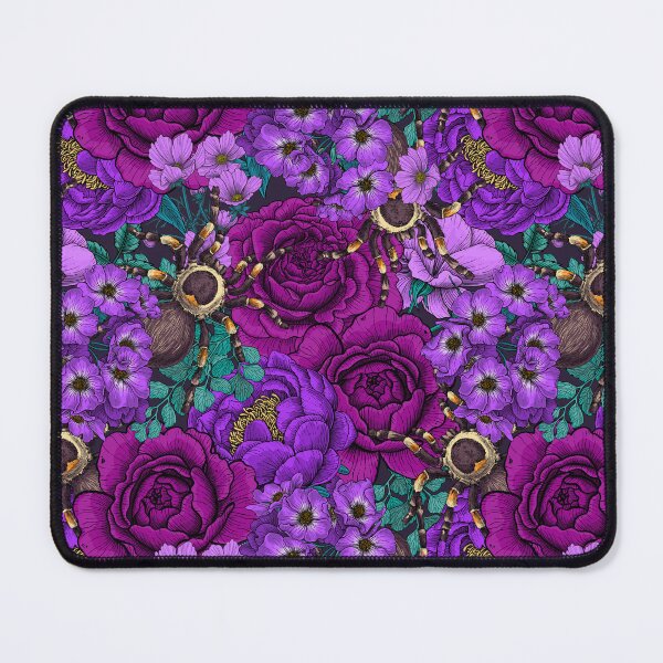 Item preview, Tarantula garden in purple and blue designed and sold by Katerina Mitkova Kirilova.