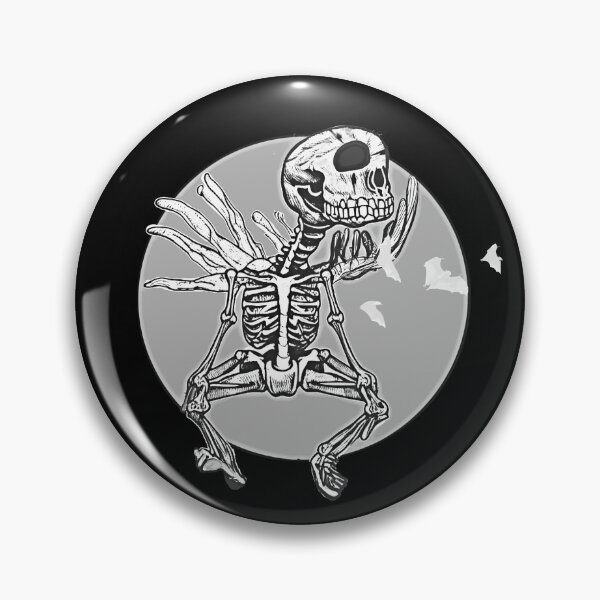 Artikelvorschau, Rocker Skeleton Dancing Grey entworfen und verkauft von joanaoberg.