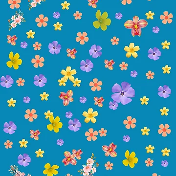 Artwork thumbnail, Exotic Floral Pattern by Rell1970