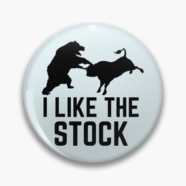 Item preview, I Like The Stock - Bear & Bull Fighting Funny designed and sold by Dip-Art.