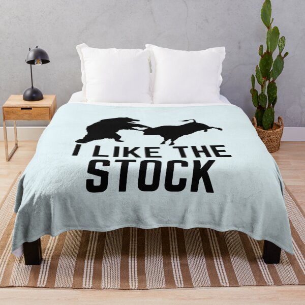 Item preview, I Like The Stock - Bear & Bull Fighting Funny designed and sold by Dip-Art.