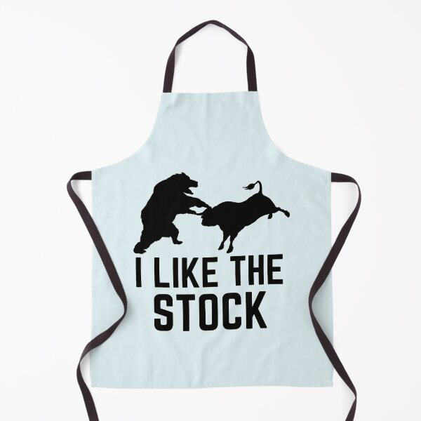 Item preview, I Like The Stock - Bear & Bull Fighting Funny designed and sold by Dip-Art.