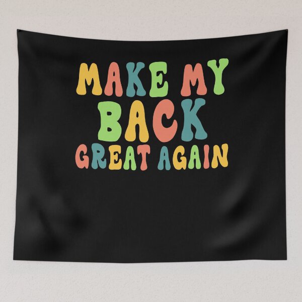 Item preview, Groovy Make My Back Great Again Funny Post Surgery Rehab designed and sold by Rich-Bogus.