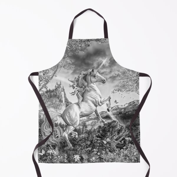 Item preview, Awesome Unicorn Monochrome designed and sold by DavidPenfound.