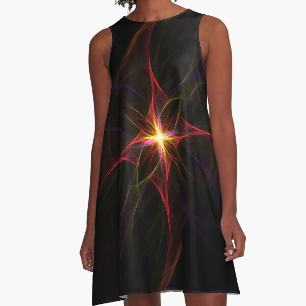 Zen Chi | Fractal Art A-Line Dress