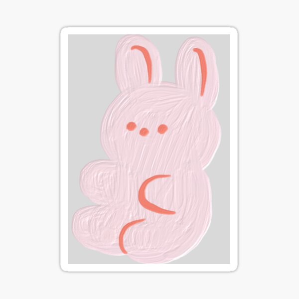 Pink Teddy Bear Sticker For Sale By Tsukuyummy Redbubble