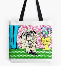 Heck Leben Mops Tote Bag