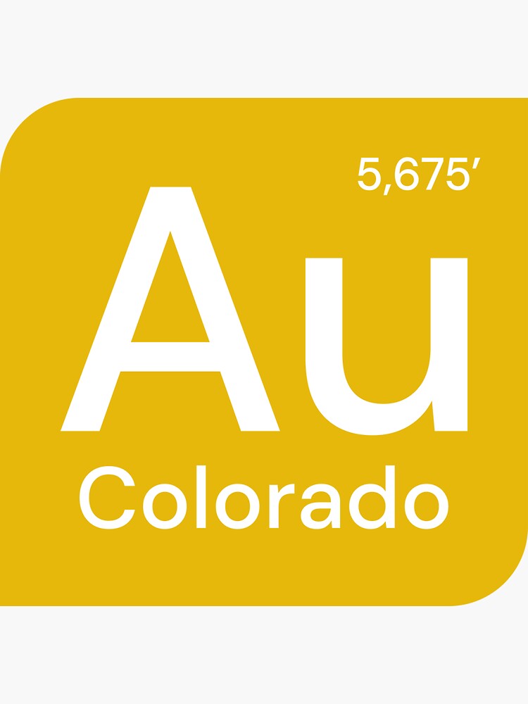 "Golden, Colorado Sticker AU Sticker Golden Sticker" Sticker for
