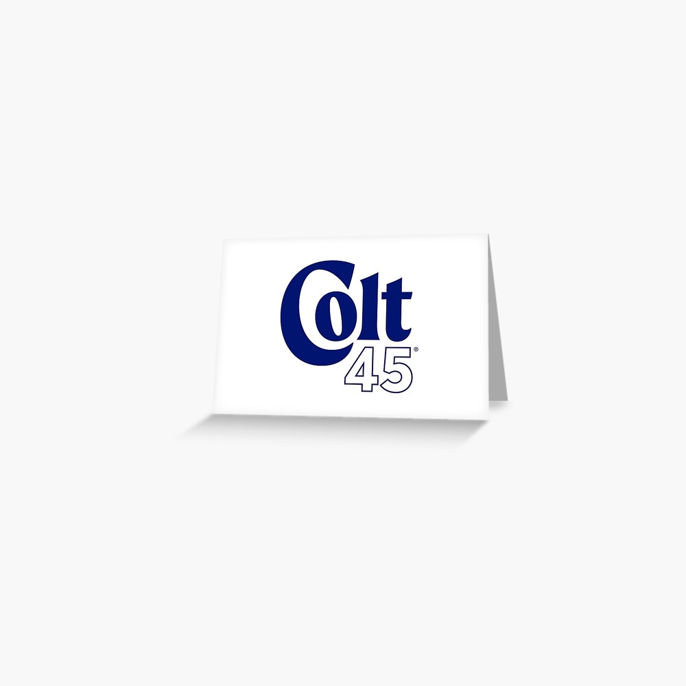 "Colt 45 Malt Liquor (New Logo)" Greeting Card for Sale by