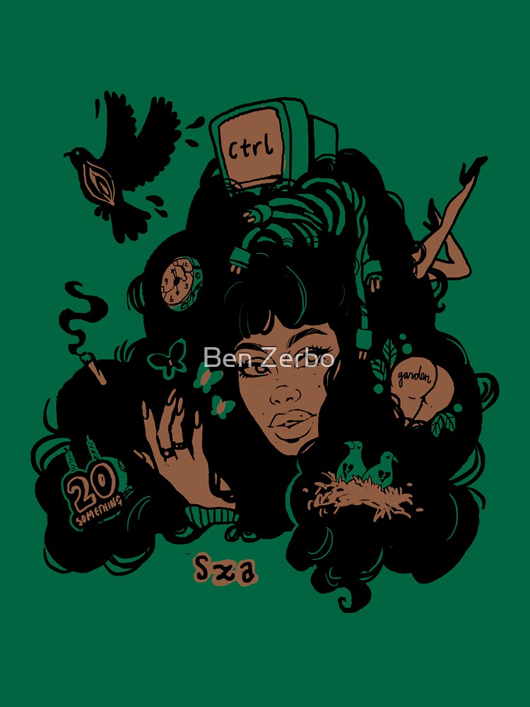 sza on my shirt