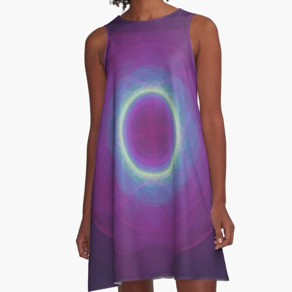 Lovelight | Fractal Art A-Line Dress