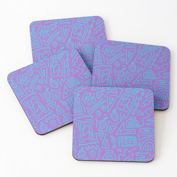 Item preview, Wildberry Poptart Doodle Pattern designed and sold by BluebellPainter.