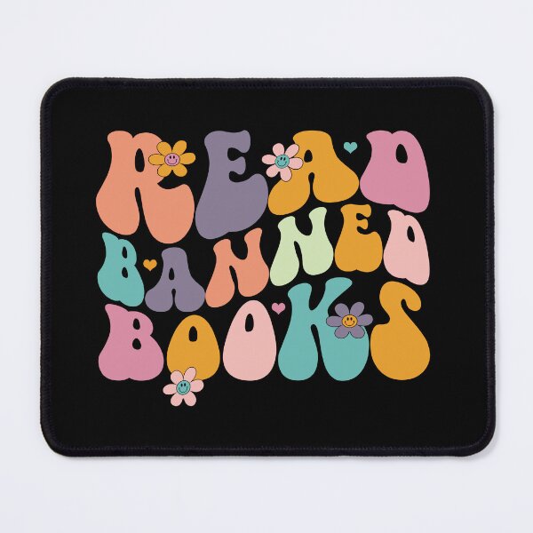 Item preview, Read Banned Books Funny Love Reading Retro Groovy designed and sold by GravitiTees.