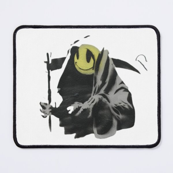 Item preview, Banksy Smiley Grim Reaper designed and sold by DataDude.