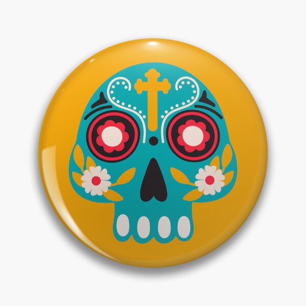 Item preview, Dia de los muertes skull. Mexican Day of the Dead.  designed and sold by CoCoArt-Ua.