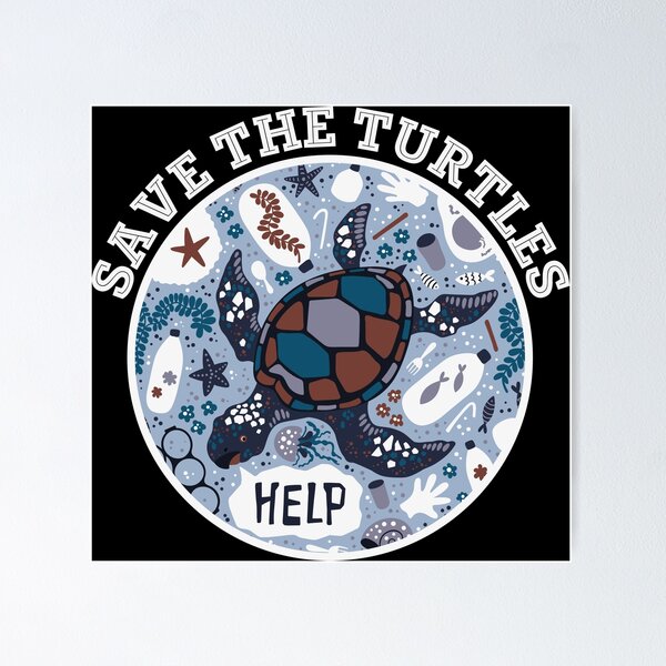 Item preview, Save The Turtles designed and sold by proearth2022.