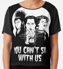 You can't sit with us. Chiffon Top