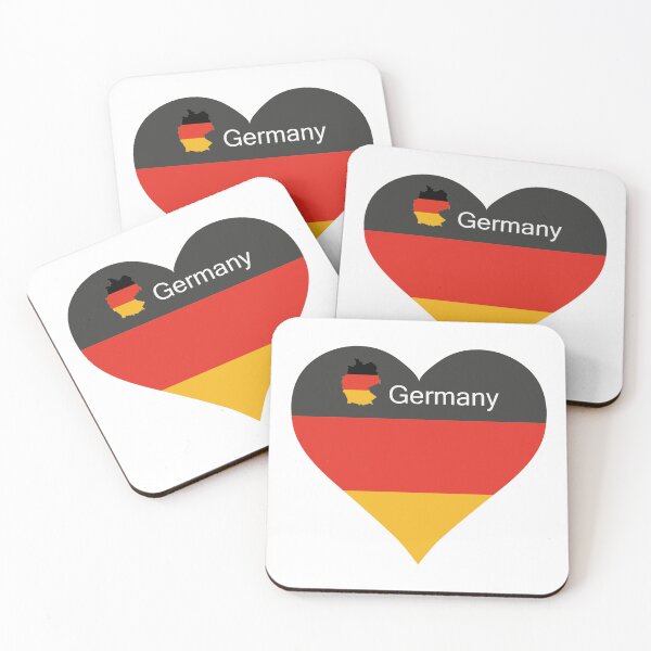 Item preview, Heart with flag colors and Germany map.Heart with flag colors and Germany map designed and sold by Tarsalla.