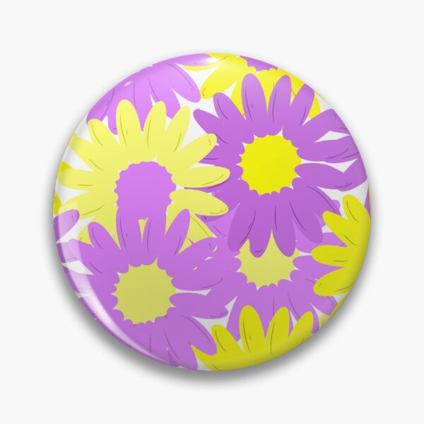 Item preview, Intersex Pride Flowers designed and sold by cedarsnerdshop.