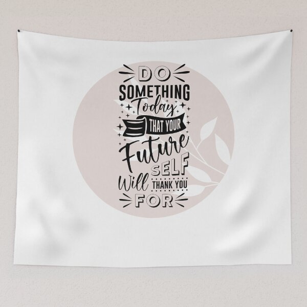 Item preview, Do Something Today That Your Future Self will Thank You for - Positive Quote - Lavender Round Background - Motivation - Evolve - Empower - Gym designed and sold by Mechanical-Artt.