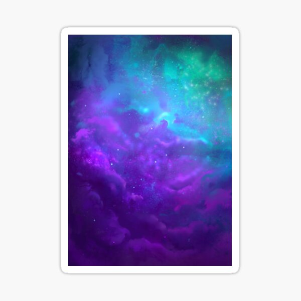 Space Art - Nebula Sticker