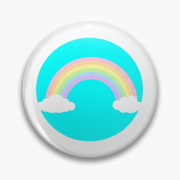 Item preview, Rainbow with clouds designed and sold by visualnoiise.