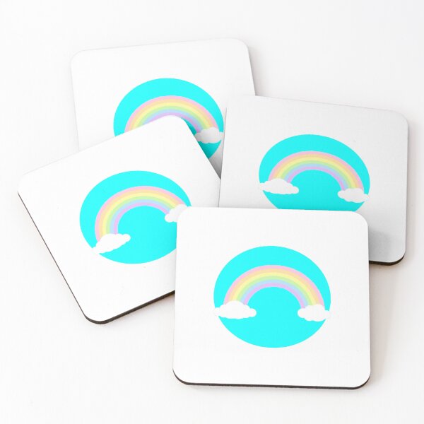 Item preview, Rainbow with clouds designed and sold by visualnoiise.