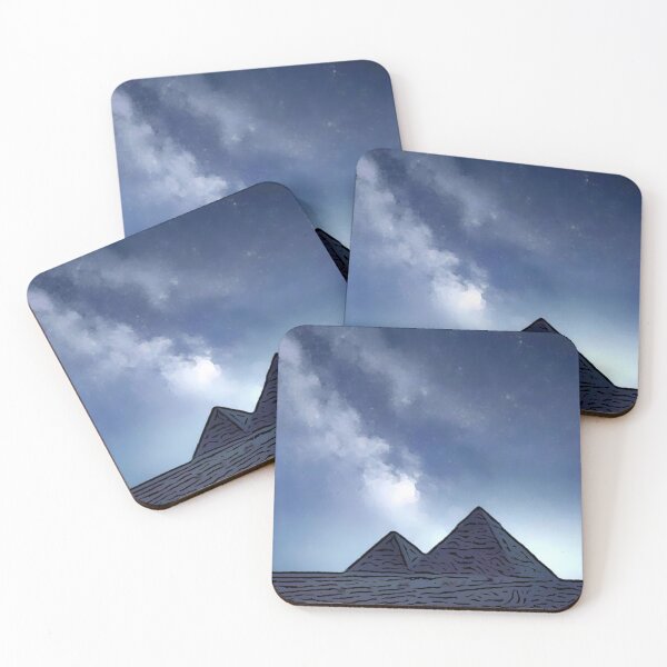 Item preview, Egyptian Pyramid Night Landscape designed and sold by OnigiriDoctor.