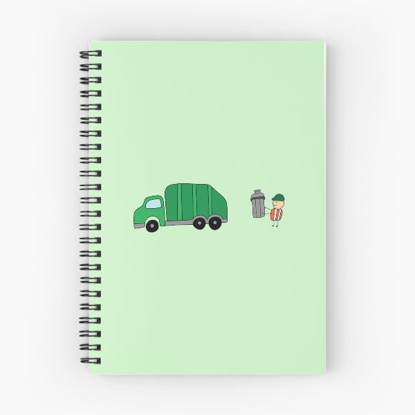Item preview, funny garbage man holding trash bin with garbage truck designed and sold by wordspotrayal.