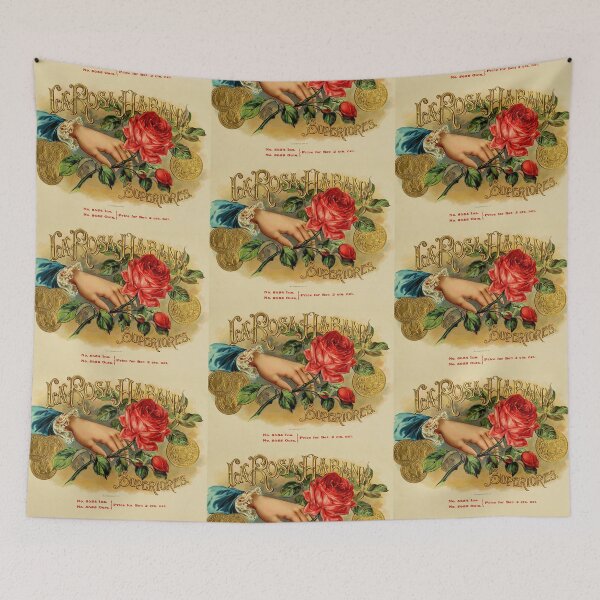 Item preview, Cigar label, vintage antique from 1800s, Habana Rose designed and sold by Jillyanne Downs.