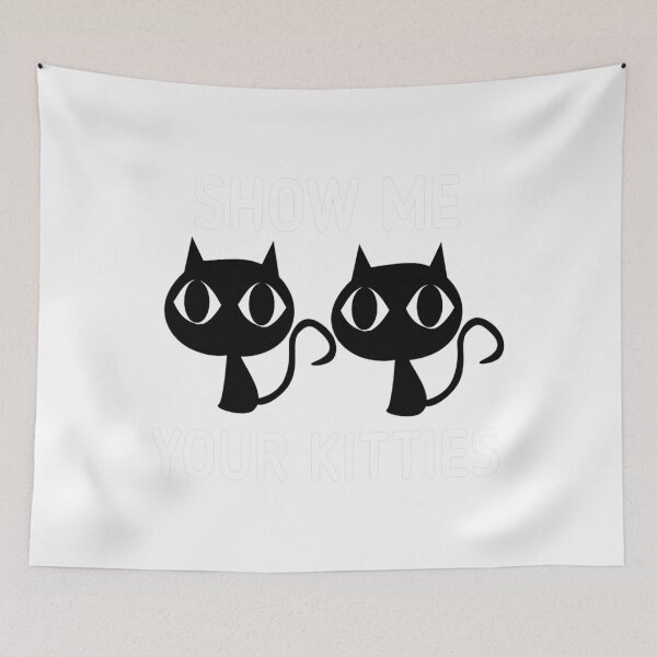 Item preview, Show Me Your Kitties Tshirt designed and sold by silverconscienc.