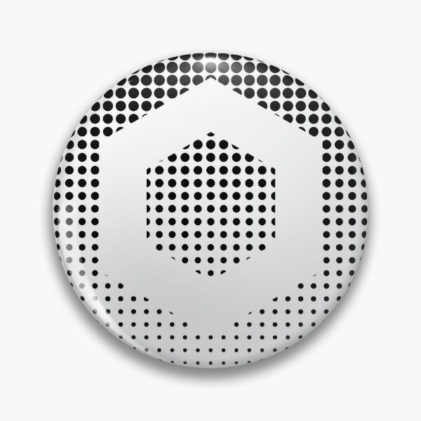 Item preview, Chainlink LINK Crypto Altcoin - Black and White Halftone Design designed and sold by CryptoMoods.