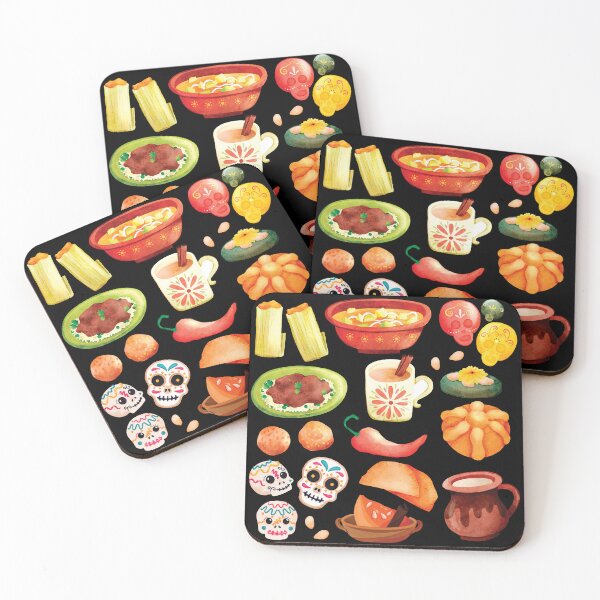 Item preview, Day Of The Dead Holiday Food 3 designed and sold by Alicia Chee.
