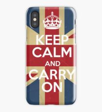 Keep Calm And Carry On iPhone Case